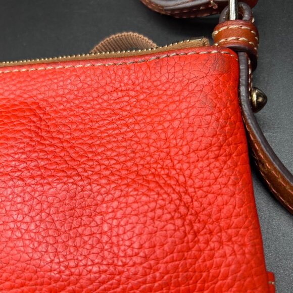 Dooney & Bourke Women's Pebble Grain Crossbody Shoulder Bag Leather Salmon - Picture 13 of 16